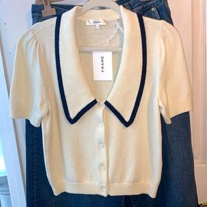 FRAME Sailor Sweater in Cream Multi